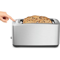 Sage BTA845UK the Smart Toaster 4 Slice Motorised Toaster - Silver
