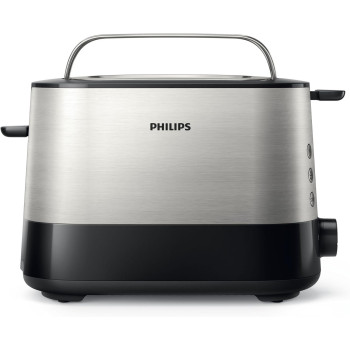 PHILIPS Viva Collection Toaster HD2637/91, Black - International Version