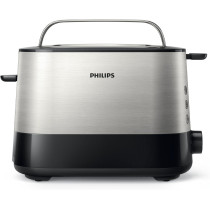 PHILIPS Viva Collection Toaster HD2637/91, Black - International Version