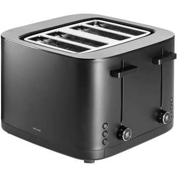 Zwilling Enfinigy Toaster 2 Slice Black. 1000 watts. 8 separate heating elements. Soft lift & extra lift features. 7 browning levels. 3 automatic programmes