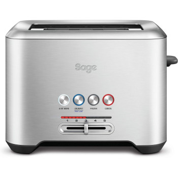 Sage BTA720UK the Bit More, 2 Slice Toaster, 1000 Watt