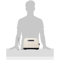 KitchenAid Toaster 2 Slice Automatic, Almond Cream - 5KMT221BAC