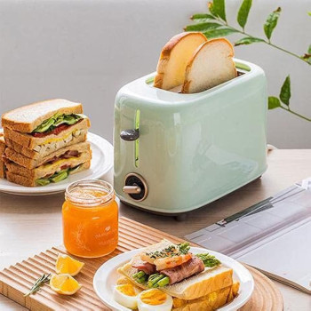 Mini Toaster - 2 Slice Toaster Home Automatic Breakfast Maker, Toast Bread Slice, Bread-makers Toaster Machine, Mini Breakfast Toaster