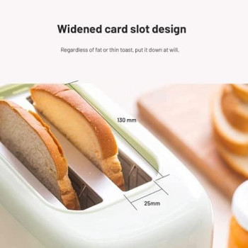 Mini Toaster - 2 Slice Toaster Home Automatic Breakfast Maker, Toast Bread Slice, Bread-makers Toaster Machine, Mini Breakfast Toaster
