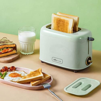 Mini Toaster - 2 Slice Toaster Home Automatic Breakfast Maker, Toast Bread Slice, Bread-makers Toaster Machine, Mini Breakfast Toaster