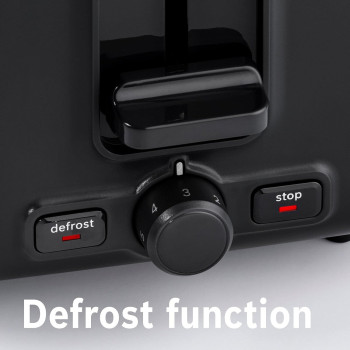 Bosch DesignLine Stainless Steel Toaster, Two Slice, Silver - TAT3P420GB