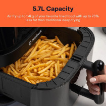 Nutricook Air Fryer 5.7L, 1700W, Black, 2 Year Warranty - NC-AF357V