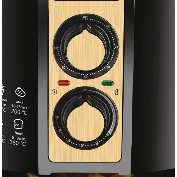 Black & Decker Aerofry Air Fryer 4L, 1500W, Black/Gold - AF300-B5