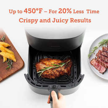 COSORI Air Fryer 4.7L, 9-in-1 Compact Air Fryers Oven, 30 Recipes Cookbook, Digital Temperd Glass Display - CAF-L501