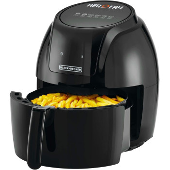 Black & Decker 5.6L/1.5KG 1800W XL Digital Air Fryer For Frying, Grilling, Broiling, Roasting, and Baking ‎Black - AF625-B5