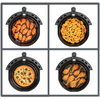 Black & Decker 5.6L/1.5KG 1800W XL Digital Air Fryer For Frying, Grilling, Broiling, Roasting, and Baking ‎Black - AF625-B5