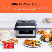 Nutricook Smart Indoor Grill & Air Fryer XL, 8.5L, 1760W, Multicolour - AFG960 