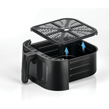 Black & Decker Digital 12-in-1 Multifunction Air Fryer 1800W 5.8L/2Kg Capacity With Rapid Hot Air Circulation For Frying, Grilling, Broiling, Roasting, and Baking AF5800-B5