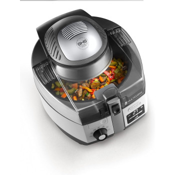 De'Longhi MultiFry Low-Oil Air Fryer 1.7KG, 2300W, White & Grey - FH1396/1