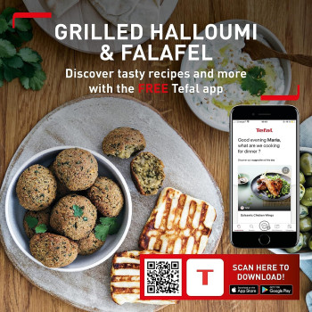 Tefal EasyFry Precision 2-In-1 Digital Air Fryer And Grill, 4.2L, 1550W, 240V, Black - EY505827