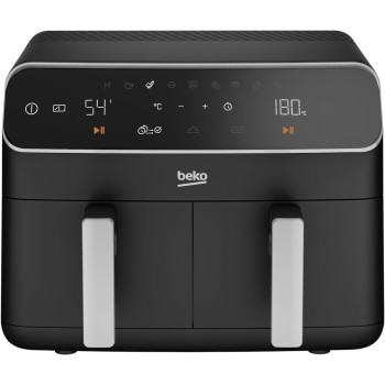 Beko Air Fryer 8.5L Capacity (4.25 + 4.25), 2400W, 230V - FRL5388B
