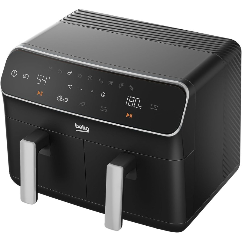 Beko Air Fryer 8.5L Capacity (4.25 + 4.25), 2400W, 230V - FRL5388B