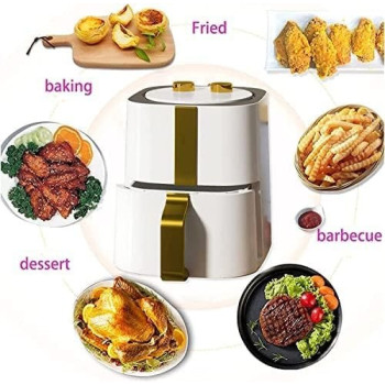 6L Air Fryer Cooker Oil Less,1400W Classic Timer and Temperature Control Hot Air fryer, Nonstick Basket, Auto Shutoff Air Fryer, Min 1 Year Manufacturer Warranty 