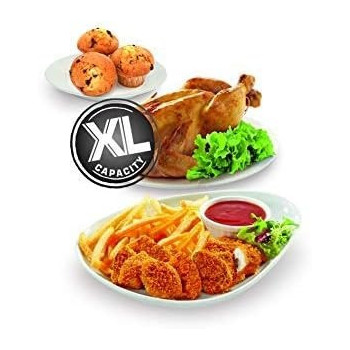 Tefal Oilless Easy Air Fryer 4.2 L Large Capacity, Black, 1 year warranty - EY201827