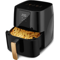 Xoopla Air Fryer, Smart Air Fryer 1500W Powerful Electric Air Fryers 360 Hot Air Convection Technology Quick, Meals, Technology, 5 Preset & High Auto Shut off
