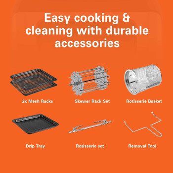 Hamilton Beach 12L Digital Air Fryer Oven, 220V, 1500W - AF1212-ME