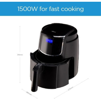 Midea 4.7L XL Digital Air Fryer 1500W with Dual Cyclone Rapid Hot Technology for Frying - MFCN40D2
