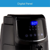Midea 4.7L XL Digital Air Fryer 1500W with Dual Cyclone Rapid Hot Technology for Frying - MFCN40D2
