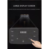 TDOO 4.5L Electric Hot Air Fryers, 1400W Oilless Cooker with 10 Presets, Digital LCD Touch Screen, Nonstick Basket, Min 1 Year Manufacturer Warranty 