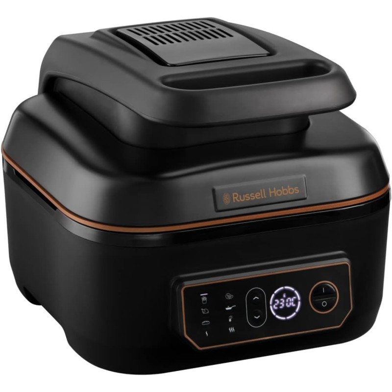 Russell Hobbs SatisFry Digital Air Fryer And Multicooker 1750W With 7 Cooking Functions, Black, 5.5L - 26520