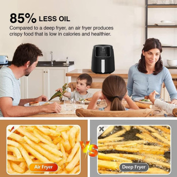 Beko Air Fryer 3.9L, 1500W, Digital Control Panel, Present Defrost, French Fries, Chicken Wings, Steak, Shrimp, Fish, Cake, Air Drying Functions - FRL 2244B