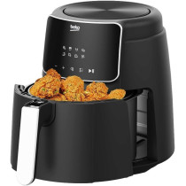 Beko Air Fryer 3.9L, 1500W, Digital Control Panel, Present Defrost, French Fries, Chicken Wings, Steak, Shrimp, Fish, Cake, Air Drying Functions - FRL 2244B