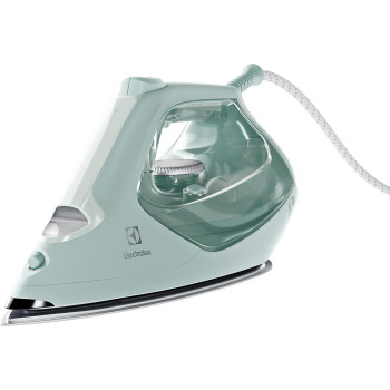 ELECTROLUX Steam Iron 2300W Max Power, Portable Clothing Iron, Ceramic Soleplate, Auto Shut Off, 1 Year Warranty, Linen Green, E7SI1-82LG