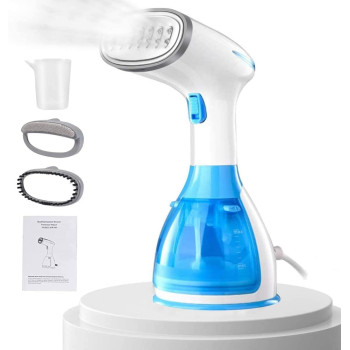 Gonice Steamer for Clothes, Blue Handheld Garment Steamer, 1200W Mini Travel Steamer, Portable Fabric Steam Iron Auto Shut Off & Leak Proof for Travel and Home Use