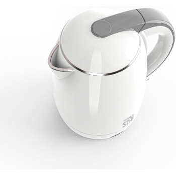 Electric Kettle, Stainless Steel, Cordless Kettle, 1800W Power, 1.8L, Safety Empty Shut off Electric Kettle, White Color Kettle - EK0001
