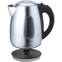 REBUNE Electric Kettle Stainless Steel Fast for Tea and Coffee, 1.7L, 2200W, Silver, RE-1-025 
