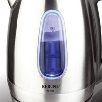 REBUNE Electric Kettle Stainless Steel Fast for Tea and Coffee, 1.7L, 2200W, Silver, RE-1-025 