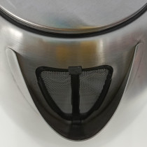 REBUNE Electric Kettle Stainless Steel Fast for Tea and Coffee, 1.7L, 2200W, Silver, RE-1-025 