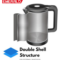 Emerald Cordless Electric Kettle, 2200W Power, 1.7L, with Auto Shut, 360-Degree Cord Design, Perfect for Warm Beverages - EK781KG