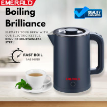 Emerald Cordless Electric Kettle, 2200W, 1.7L, With Auto Shut, 360 Degree Cord Design, Perfect For Warm Beverages - EK782KG