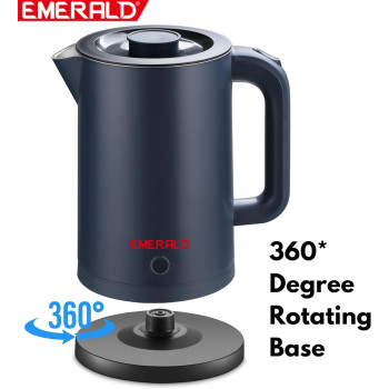 Emerald Cordless Electric Kettle, 2200W, 1.7L, With Auto Shut, 360 Degree Cord Design, Perfect For Warm Beverages - EK782KG