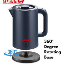 Emerald Cordless Electric Kettle, 2200W, 1.7L, With Auto Shut, 360 Degree Cord Design, Perfect For Warm Beverages - EK782KG