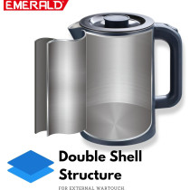Emerald Cordless Electric Kettle, 2200W, 1.7L, With Auto Shut, 360 Degree Cord Design, Perfect For Warm Beverages - EK782KG