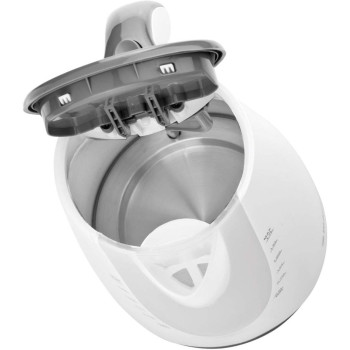 Black & Decker Cordless Stainless Steel Electric Kettle, 1.7L, White,  JC72-B5