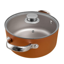 Prestige Ultra 20 Cm/2.8L/3Qt Casserole With Glass Lid And Pan Holder PR22600