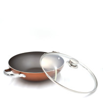 Prestige Ultra 26 Cm Kadai With Glass Lid And Pan Holder PR22604