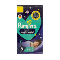 Pampers Baby-Dry Night Pant Diapers Size 5 12-17 Kg 48 Diapers