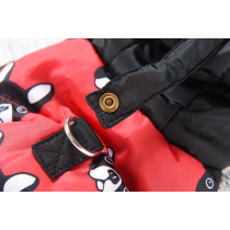 Hong Pet Dogface Printed Jacket Xl - Red - Petsclub