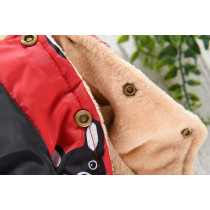 Hong Pet Dogface Printed Jacket Xl - Red - Petsclub
