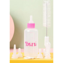 Pet Nursing Feeding Bottle Pet Milk Feeder With Replace Nipples And Brush – 60 Ml 