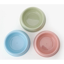Pets Club Plastic Bowl Single Small -90 Ml - 21*5.8 Cm -Pink - Petsclub